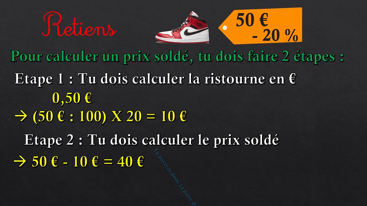 Calculer un prix soldé