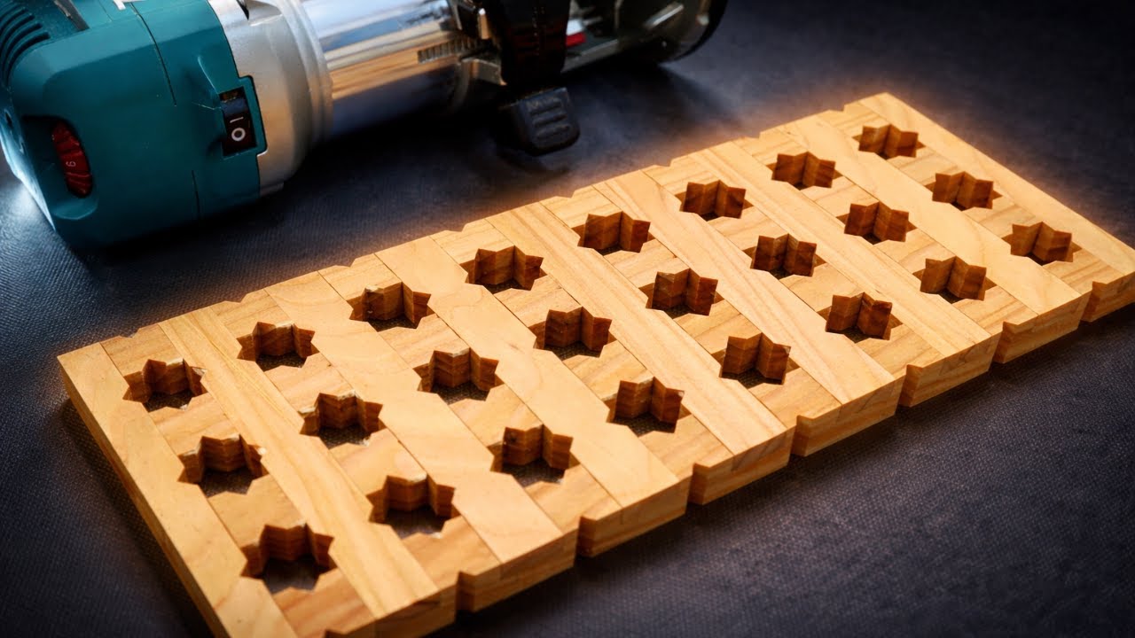 Amazing Router Trimmer Hack.  Woodworking.  DIY.
