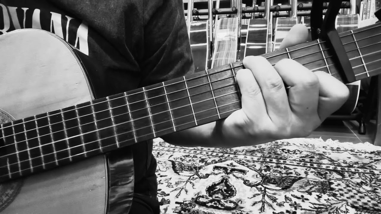 Here We Are (Acoustic Cover) on 1970s Matsumoku Made In Japan Estrada CG110 Classical Guitar 