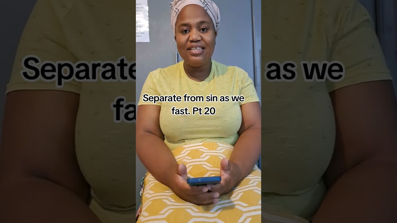 Separate from sin: Pt 20