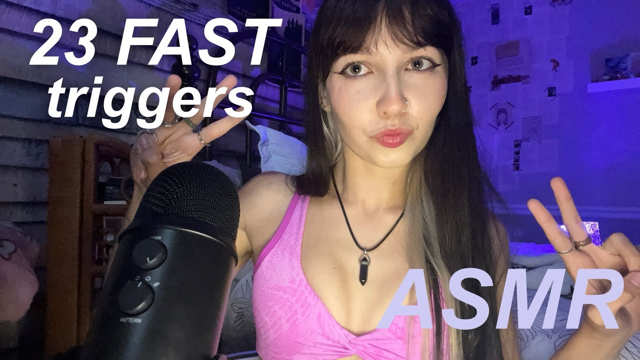 23 FAST ASMR Triggers for My 23rd Birthday