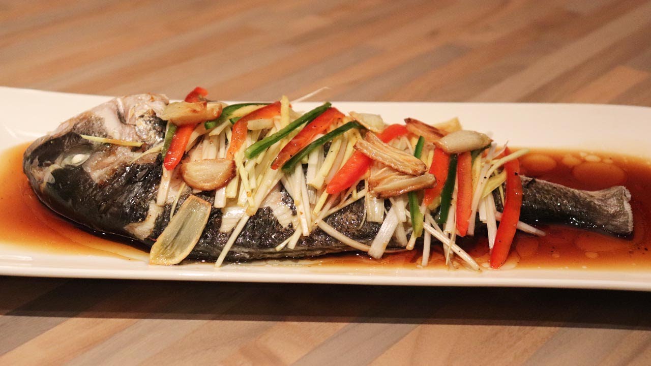 [Recette coréenne] Daurade à la vapeur / 생선찜 (파와 마늘향이 솔솔~~)
