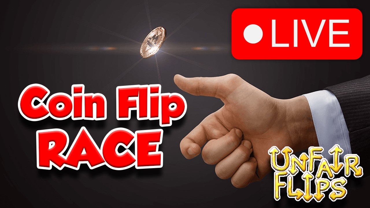 Flipping a Coin for 10 Hours... also its a race
