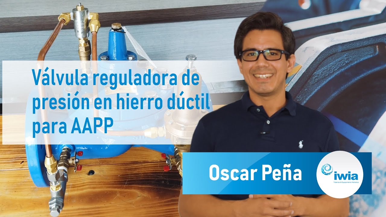 Válvula reguladora de presión en hierro dúctil para AAPP