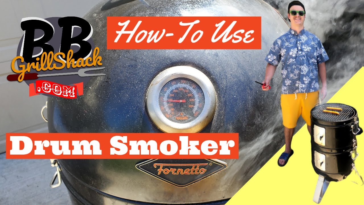 How to use a Drum Smoker. Lighting & Fire Management. Fornetto Basso smoker.