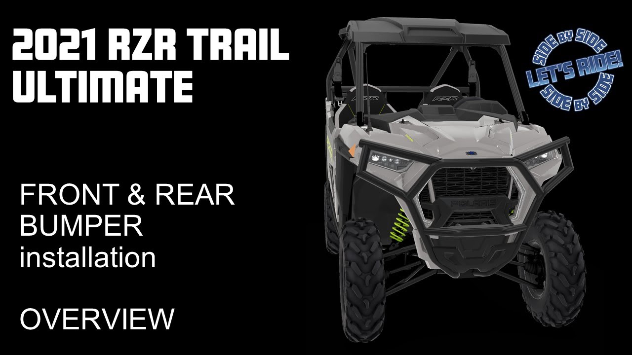 Polaris RZR Trail 900 Bumper installation