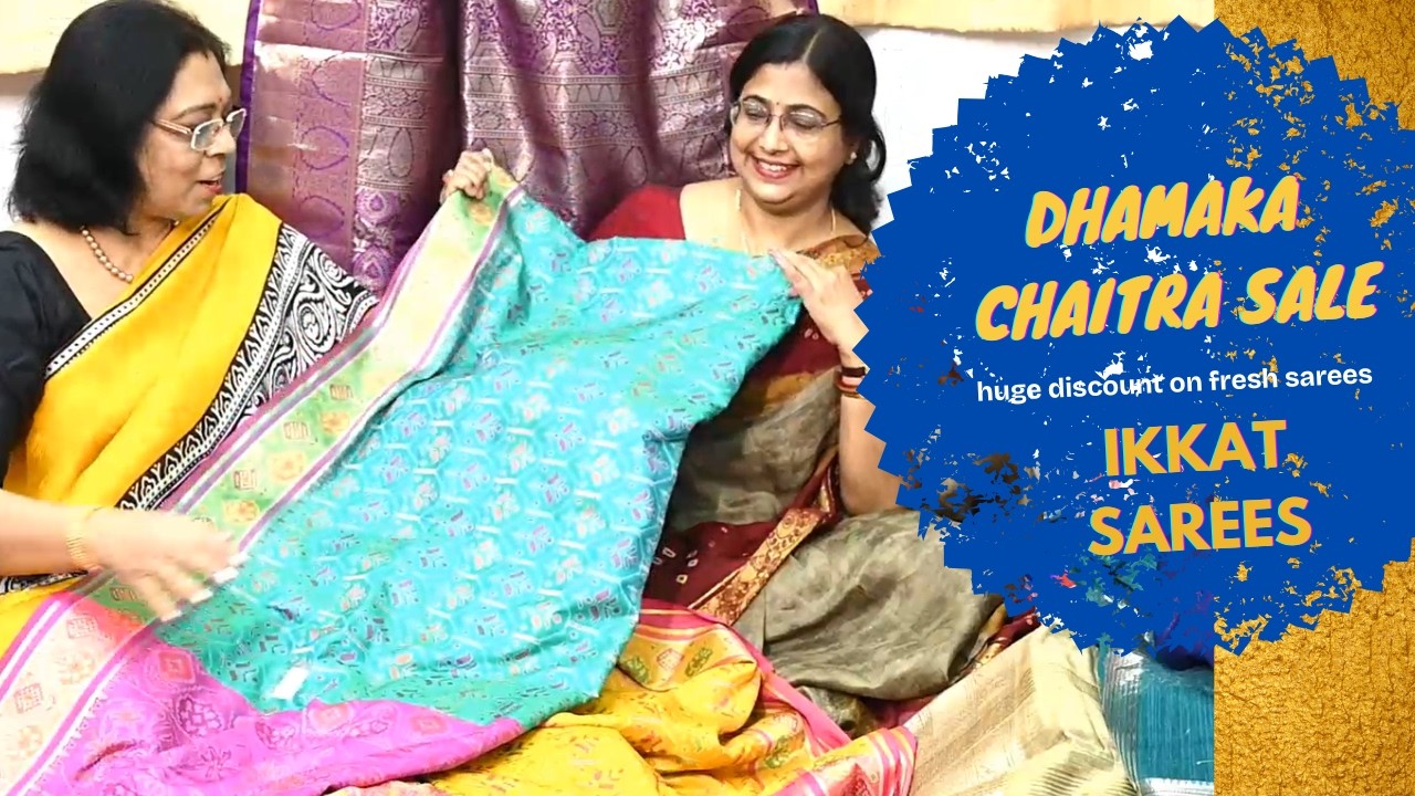 Chaitra Sale Special - Ikkat Sarees  | Nirmal Sarees | Episode 319