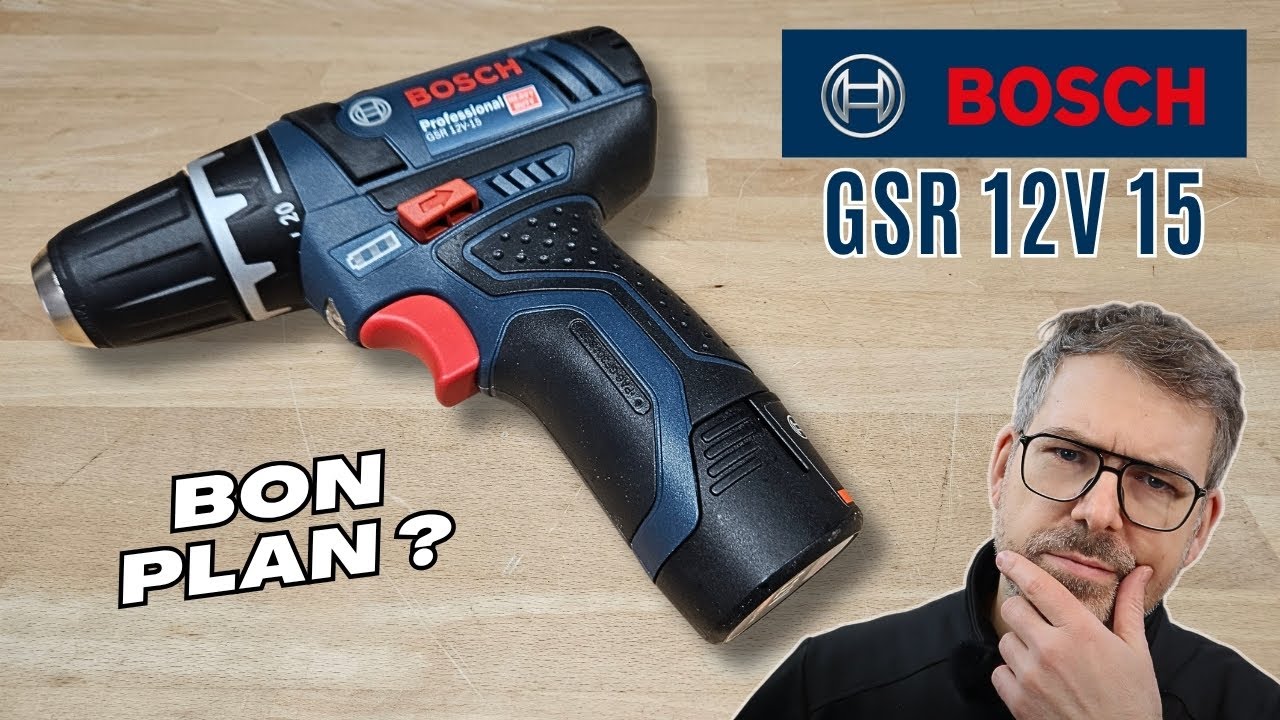 Perceuse visseuse Bosch Pro GSR 12V 15 : TEST / AVIS
