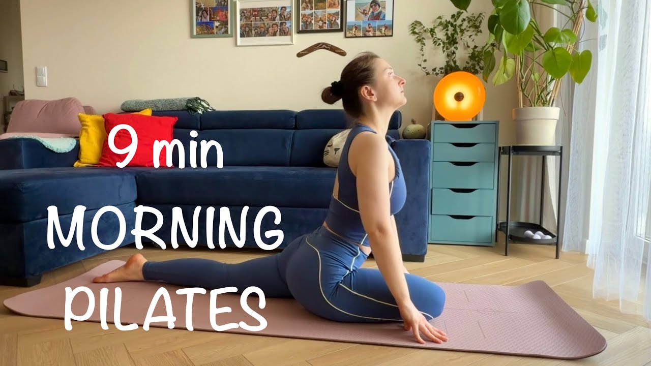 9 min Morning Pilates for Beginners | Day 2 | No equipment