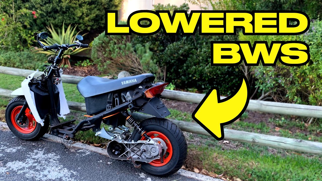 Lowering and Stretching my Yamaha BWS 100 | Part 1
