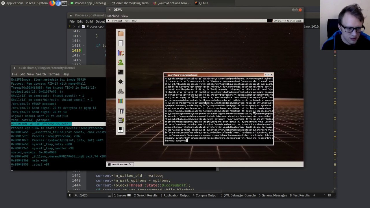 OS hacking: Making waitpid() notice stopped child processes