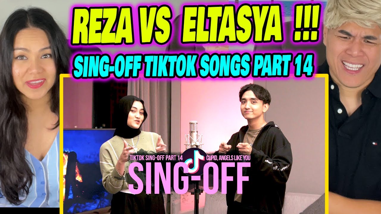 Reza Darmawangsa vs Eltasya Natasha | SING-OFF TIKTOK SONGS PART 14 | REACTION