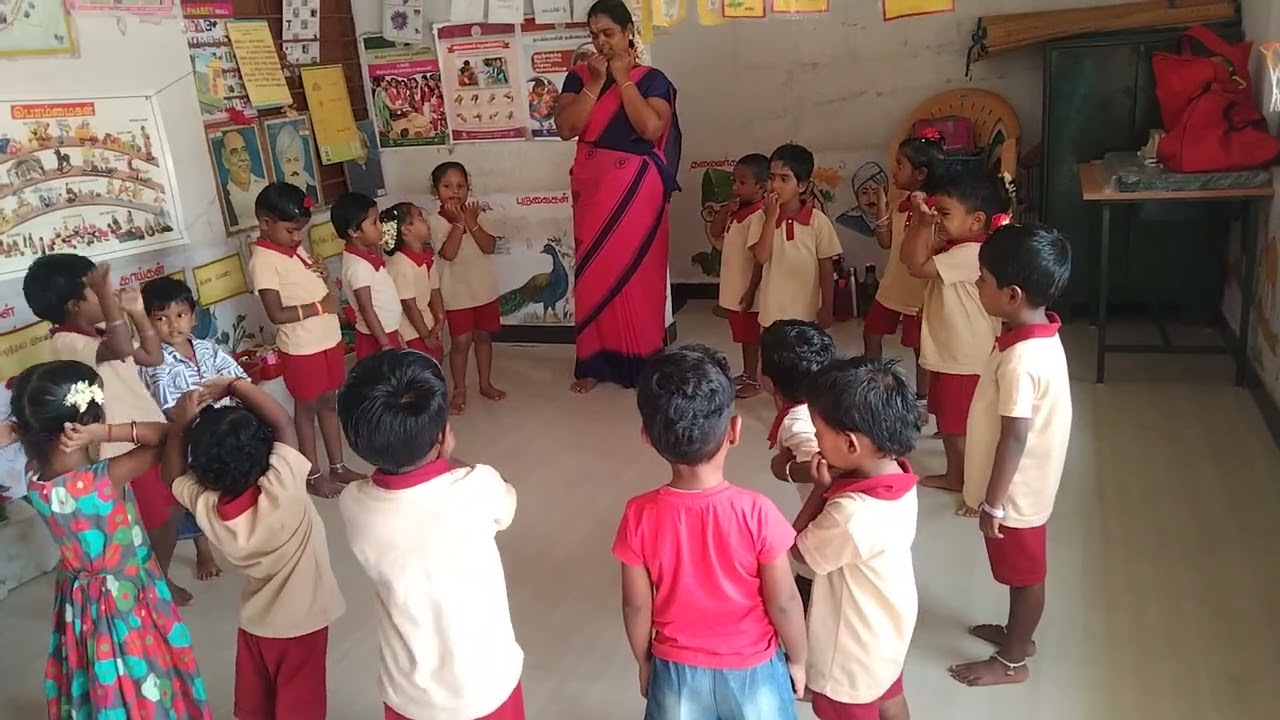 Chinna chinna thakkali🍅🍅🍅🍅#rhymes சொல்லும் அங்கன்வாடி குழந்தைகள் 