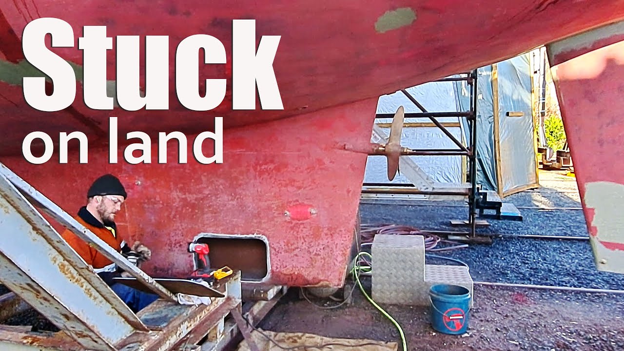 Stuck! The struggle to bring REYKJA back into the water