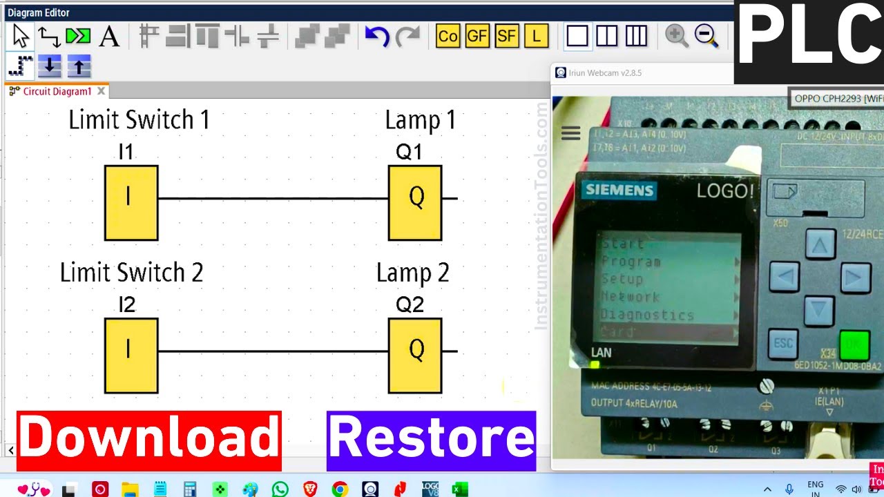 How to Download and Restore PLC Programs? - Automation Training