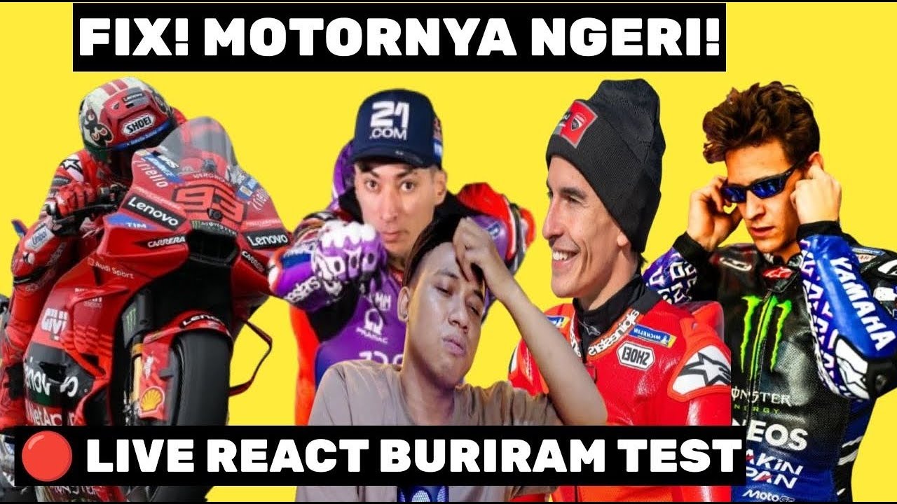 Live Tes Motogp Buriram 2026 - Live Tes Motogp Thailand| Live Reaction Motogp Hari Ini
