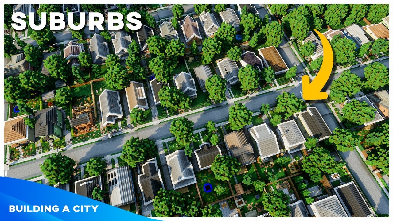 Suburbs! - Building A City #133 [Minecraft Timelapse]