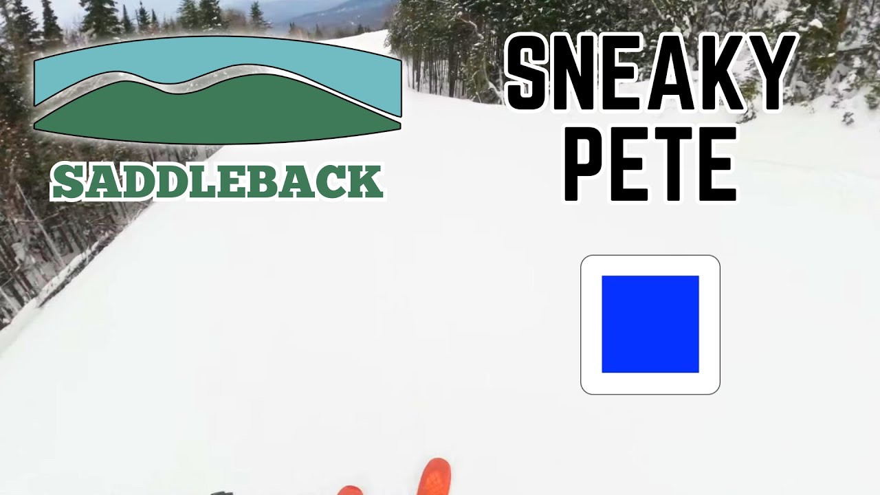 Skiing Saddleback Maine: Sneaky Pete (6/68)