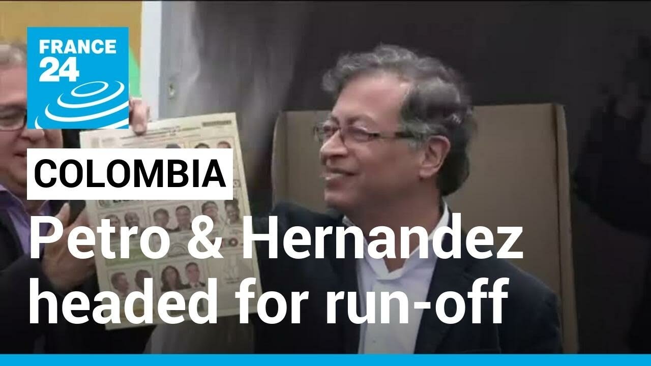 Colombia presidential election: Leftist Petro and populist Hernandez headed for run-off