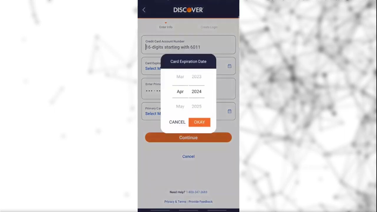 Discover Mobile : Register For Credit Card Account |Discover Credit Card | Discover Online Banking