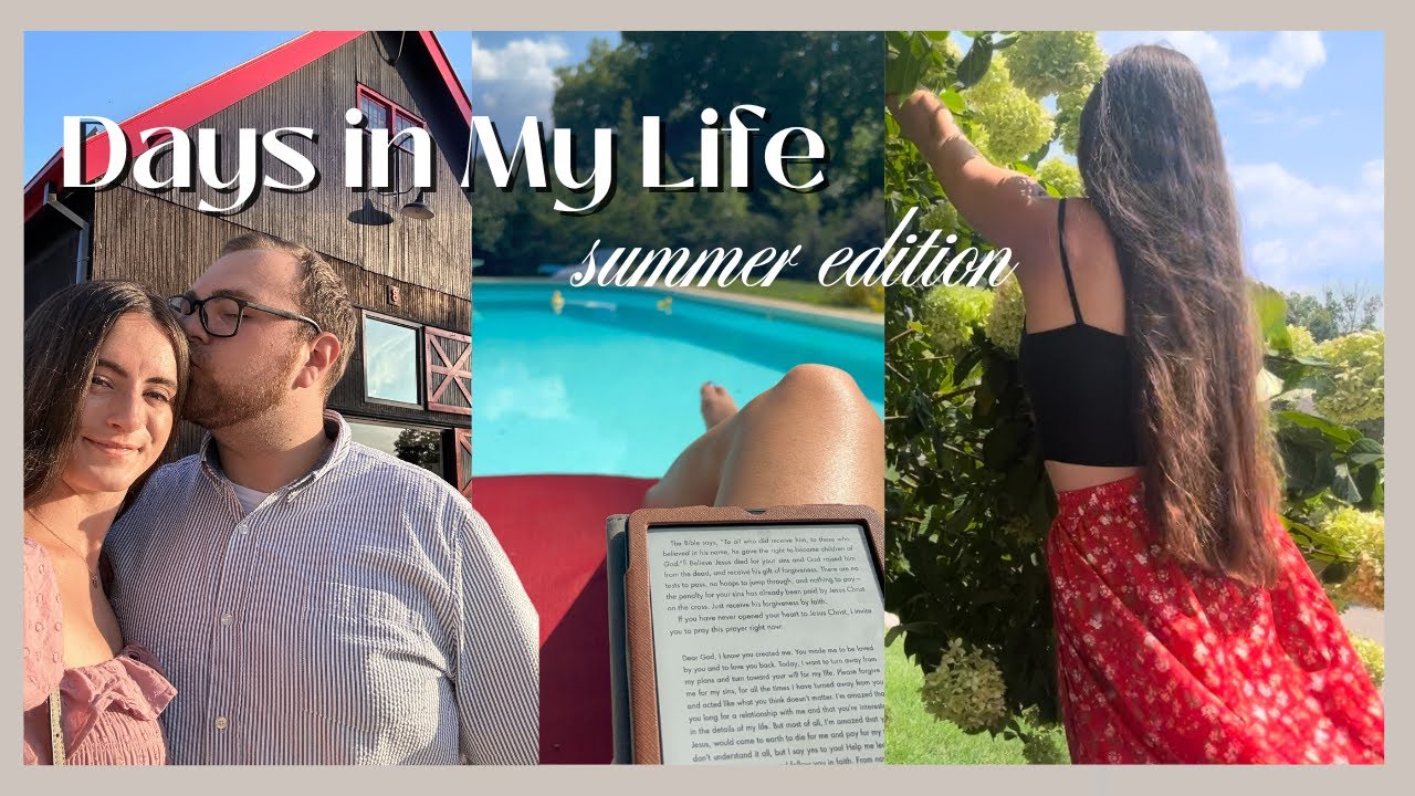 Simple and Wholesome Days in my life: turning 26, farm visits, pool days, & joys of every day life