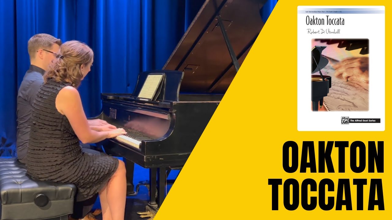 Oakton Toccata by Robert D  Vandall (duet) — Late Intermediate