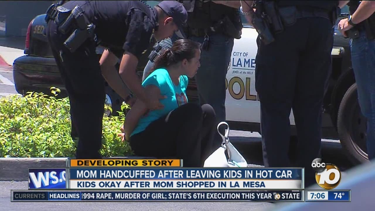 Mom Handcuffed After Leaving Kids In Hot Car