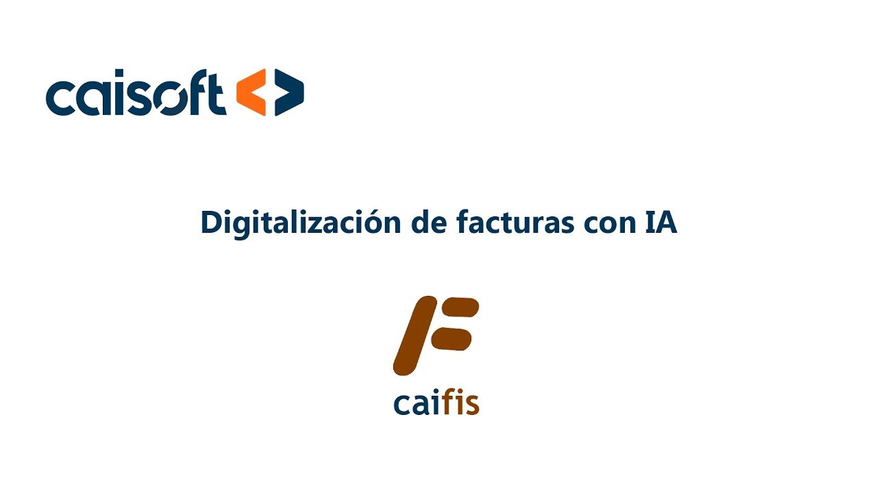🎥 Módulo de digitalización de facturas con IA | CAIFIS en la web