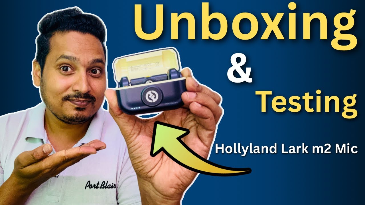 hollyland lark m2 unboxing hindi | best mic for youtube | hollyland lark m2 review hindi