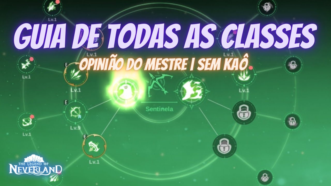 The Legend of Neverland - GUIA DE TODAS AS CLASSES P & S | VISÃO DO MESTRE | IMPERDÍVEL 👀