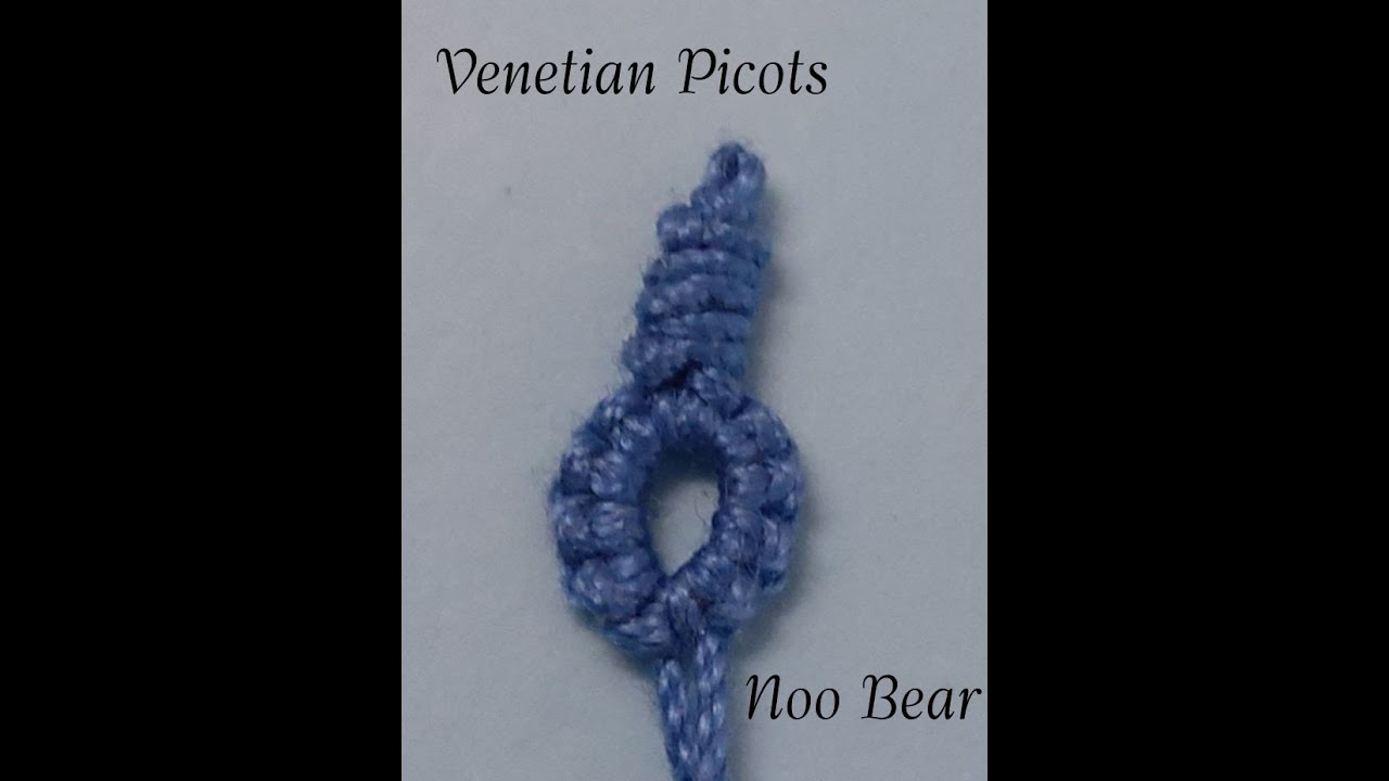 Shuttle Tatting: Venetian Picots