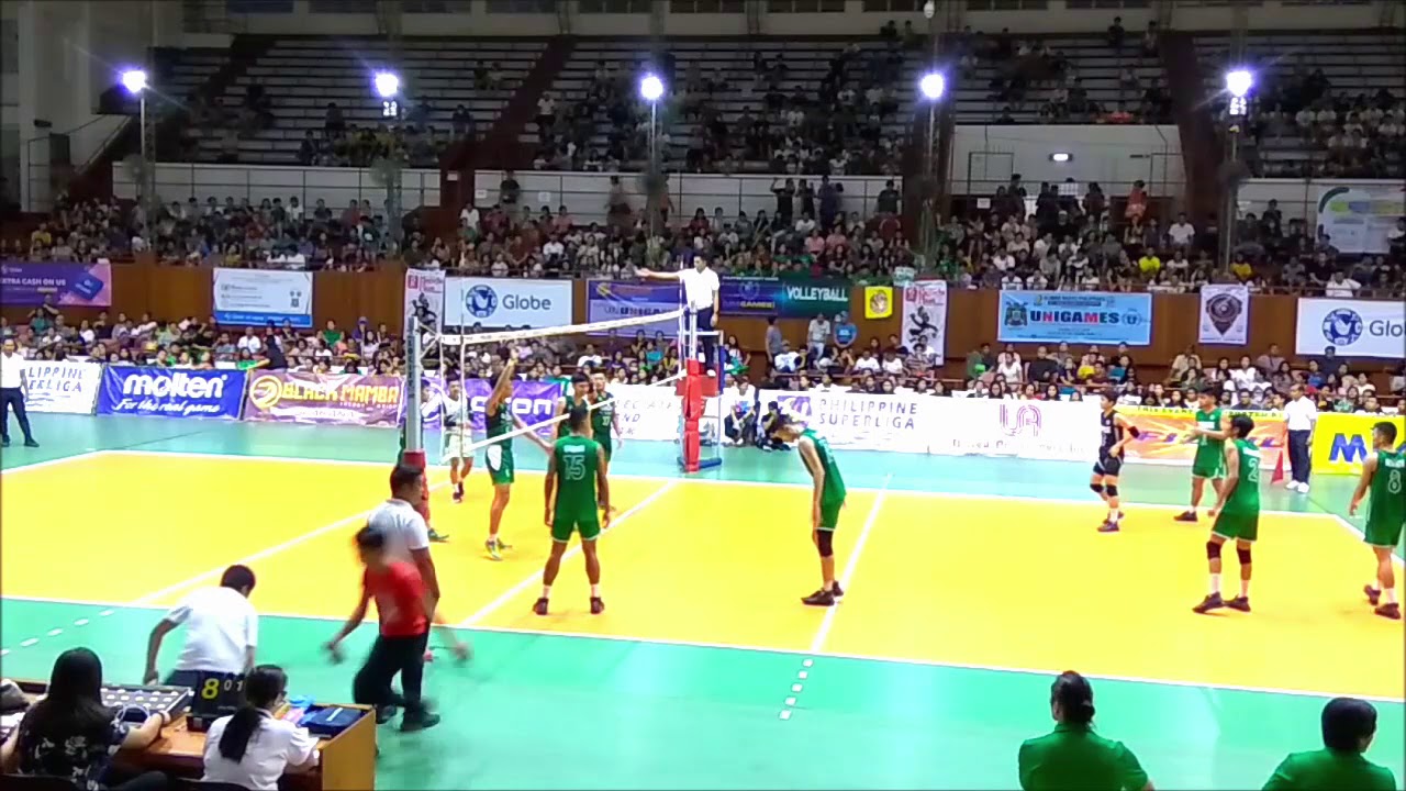 St. Benilde vs DLSU Unigames Men's Volleyball Championship Match Set 2