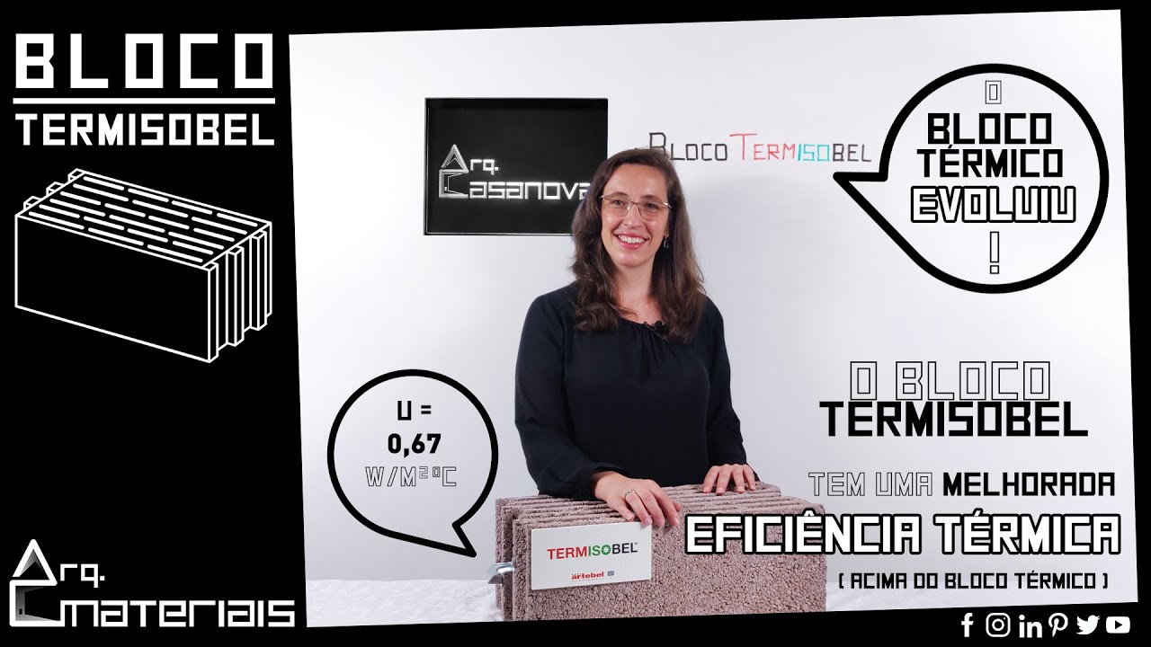 NOVO Bloco Térmico: o BLOCO TERMISOBEL, uma evolução com melhor desempenho térmico e mais resistente