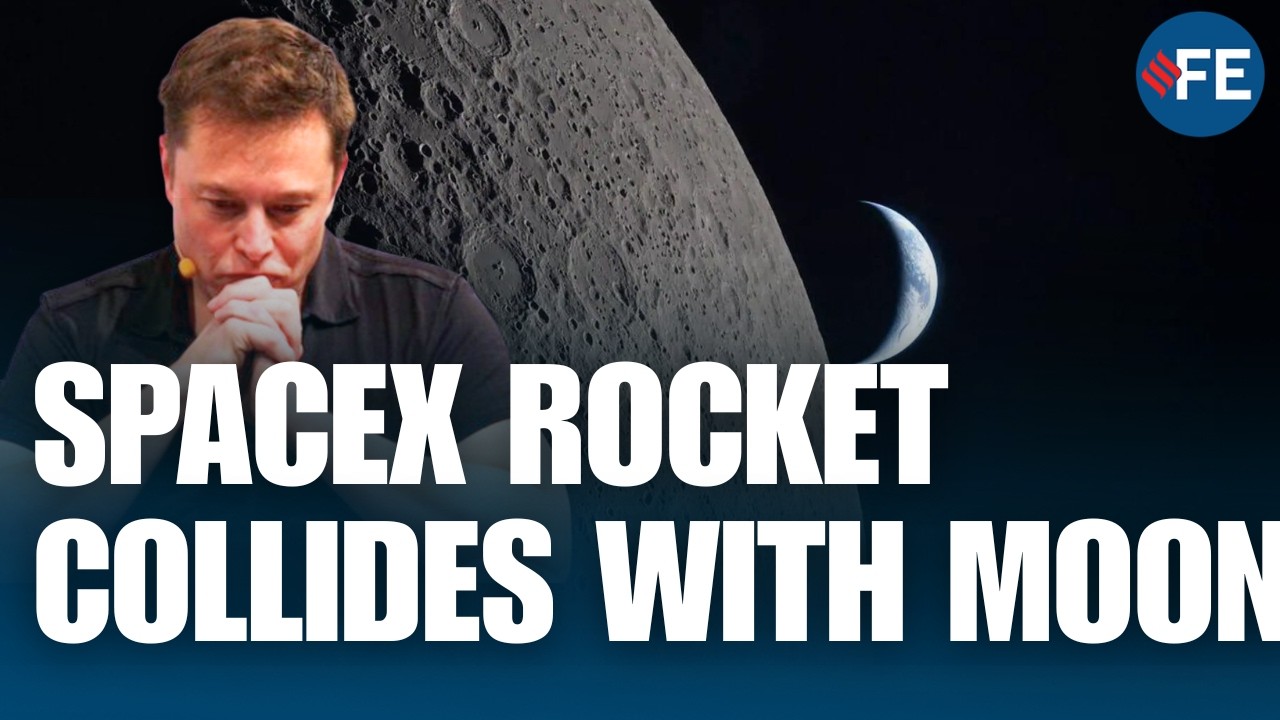 SpaceX Rocket Hits The Moon, Creating A Massive Lunar Crater
