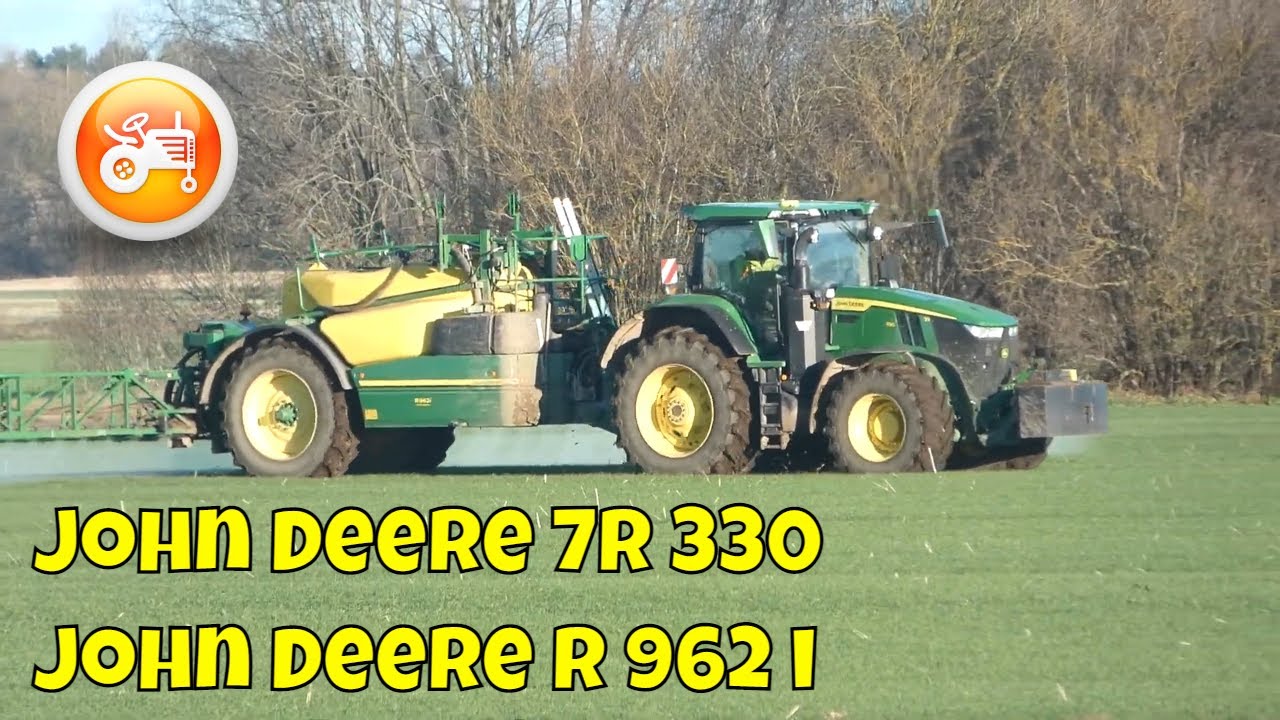 Spraying 2022 | John Deere 7R 330 & R962i sprayer