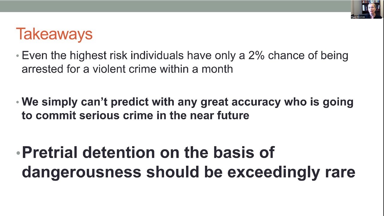 The Costs and Consequences of Bail and Pretrial Detention