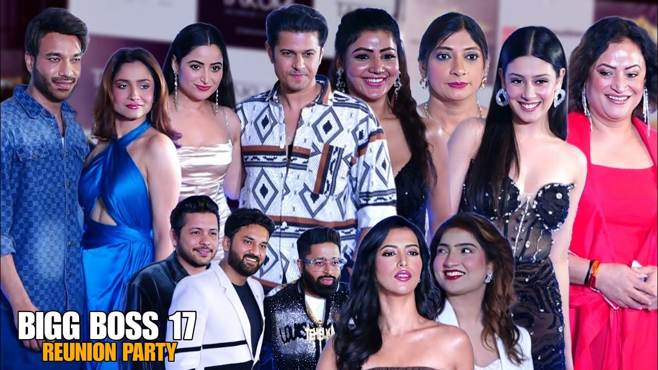 Bigg Boss 17 Grand Reunion Party | Ankita, Vicky,Isha, Aishwarya,Neil,Arun, Tehelka,Soniya