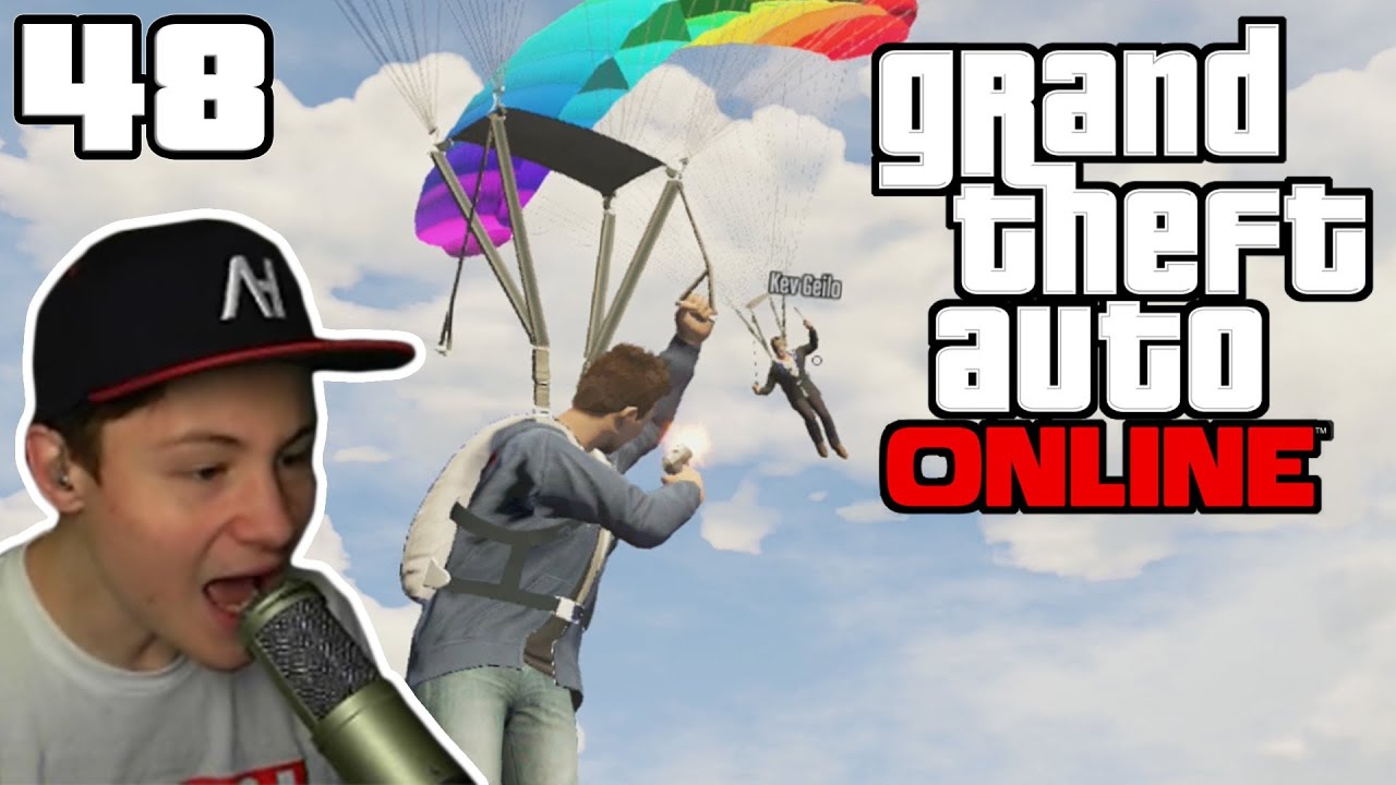 BEWAFFNETER FALLSCHIRM KAMPF | GTA ONLINE #48 | Let's Play GTA Online mit Dner