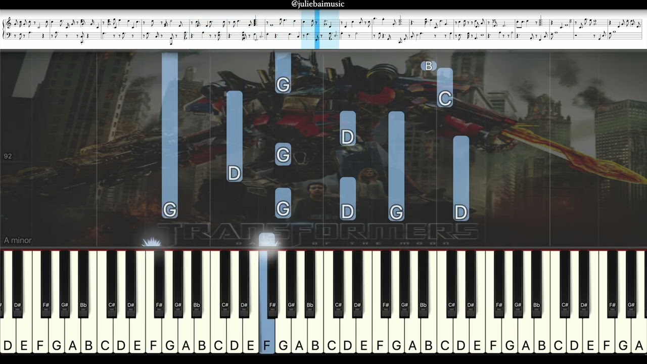 Iridescent - Linkin Park [Piano Tutorial]