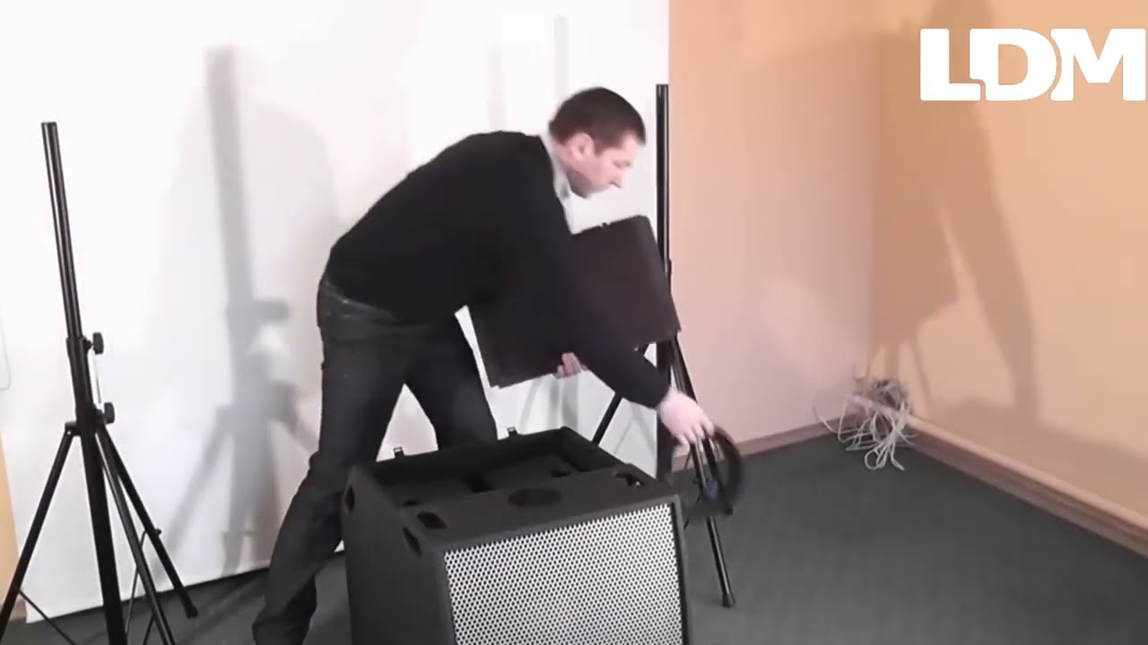 Zestaw aktywny trójdrożny LDM SAS-18S (silver)