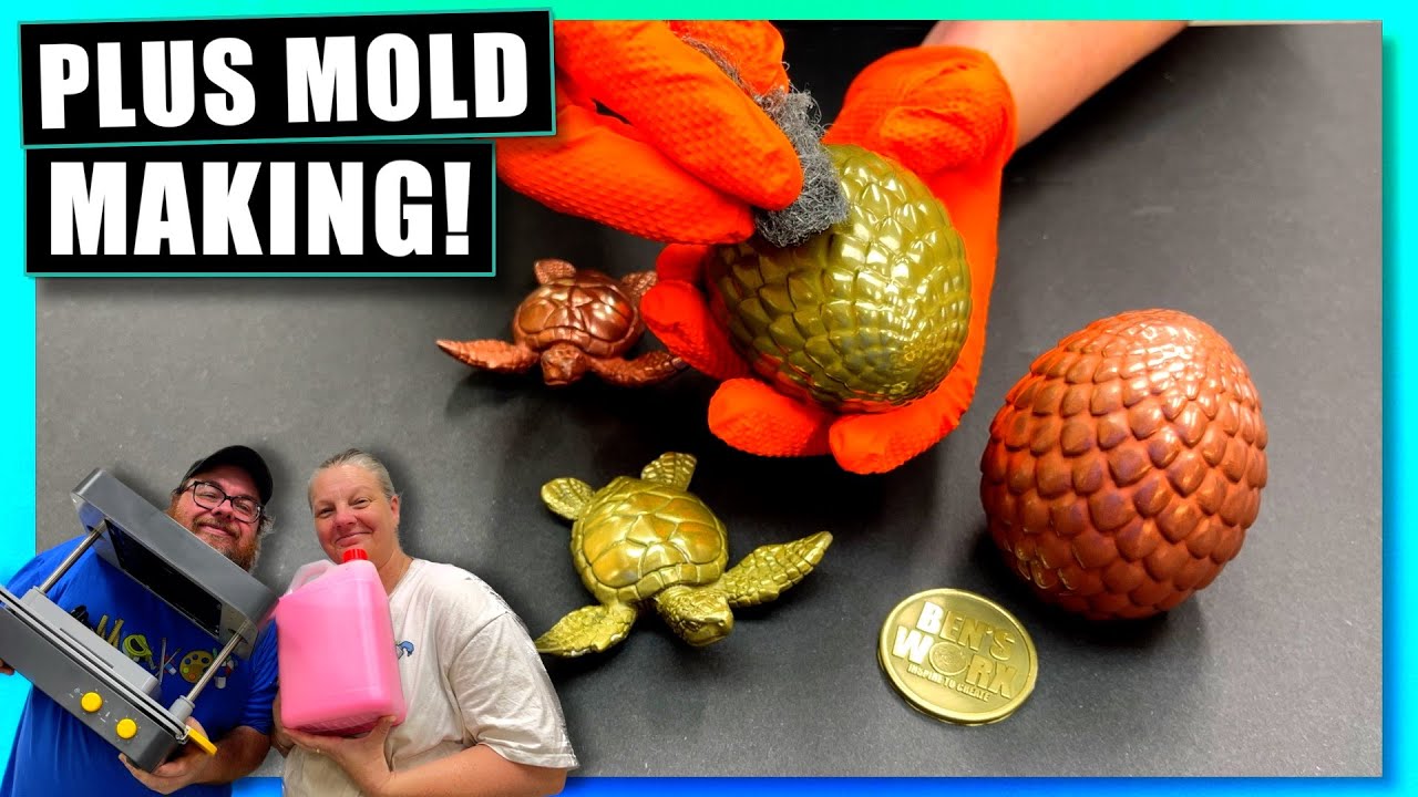We Made METAL Dragon Eggs The Easy Way! - Maker Month Ep.25