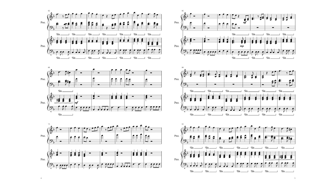 He's A Pirate (Pirates of the Caribbean theme)  -Piano Arrangement for Four Hands