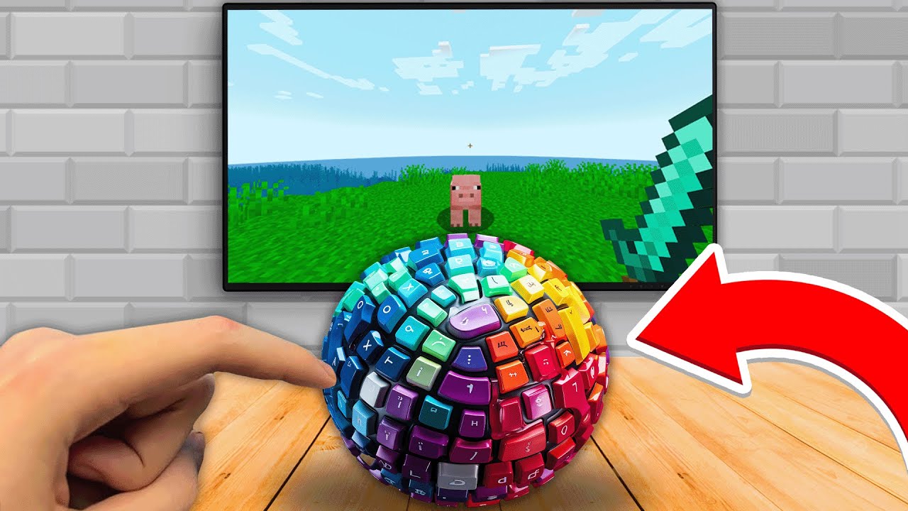 Minecraft, но каждая смерть = ХУДШАЯ клавиатура!