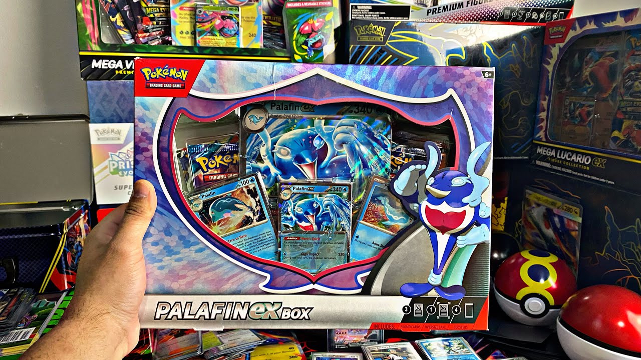 OPENING A PALAFIN EX BOX FROM WALMART 