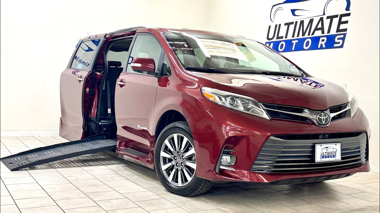 2020 Toyota Sienna Limited Premium pkg with the Braunability Mobility conversion
