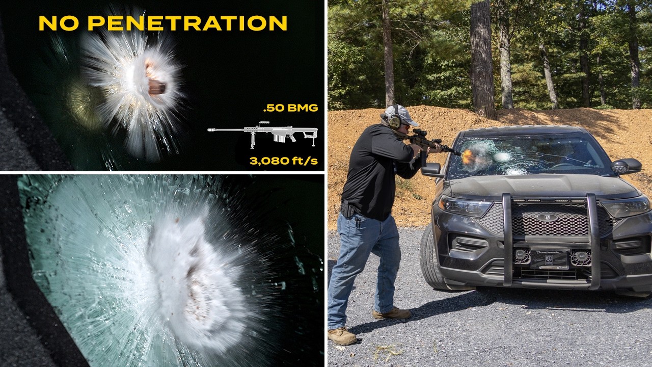 От M4 до .50 Cal: Испытания наших бронированных полицейских машин!