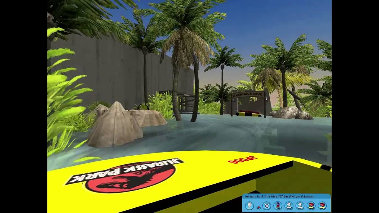 Jurassic Park Virtual Ride by Day