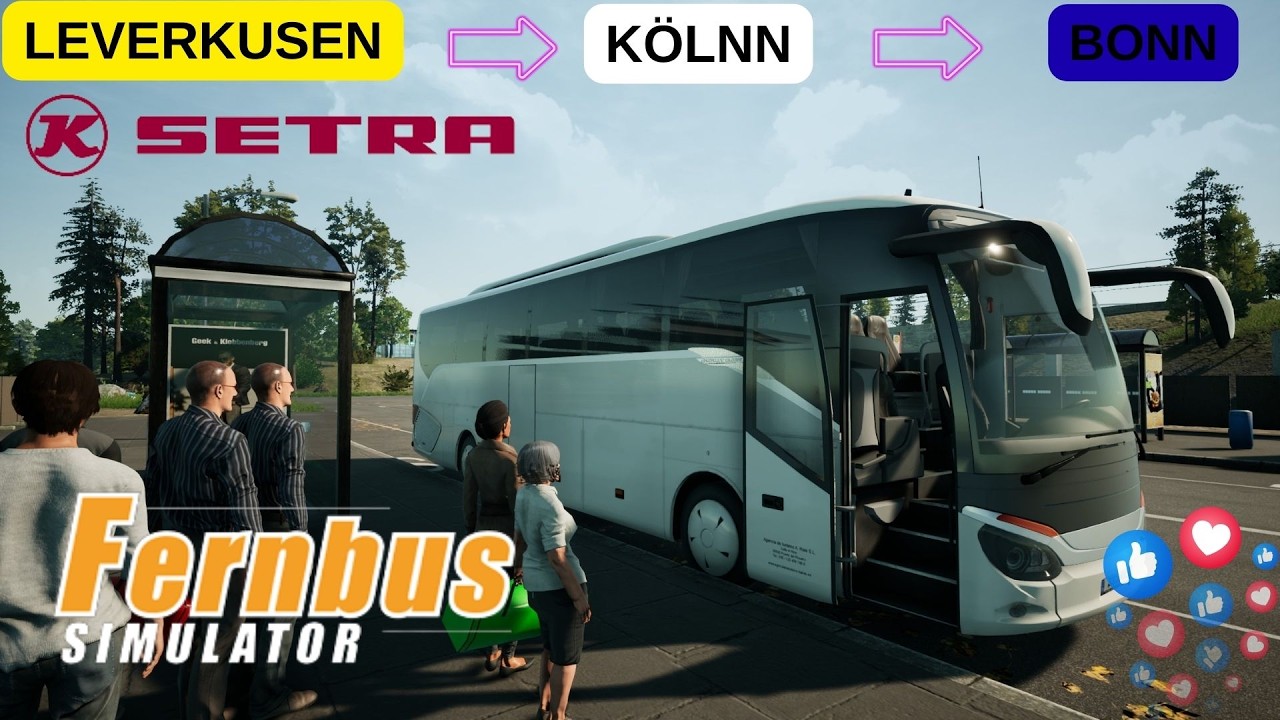 SETRA İLE ALMANYA YOLLARINDA! | Leverkusen - Köln - Bonn Seferi