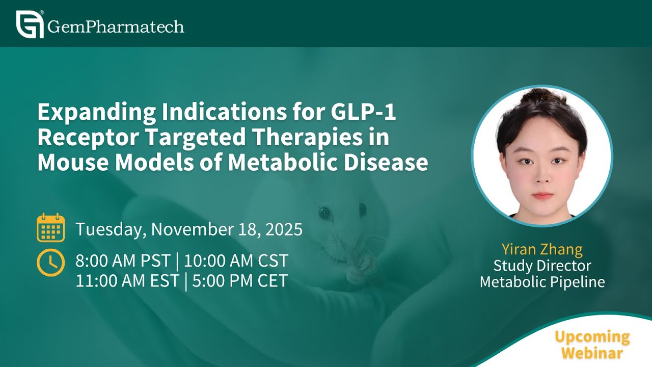 [Webinar] Expanding Indications for GLP-1 Receptor Targeted Therapies in Models of Metabolic Disease