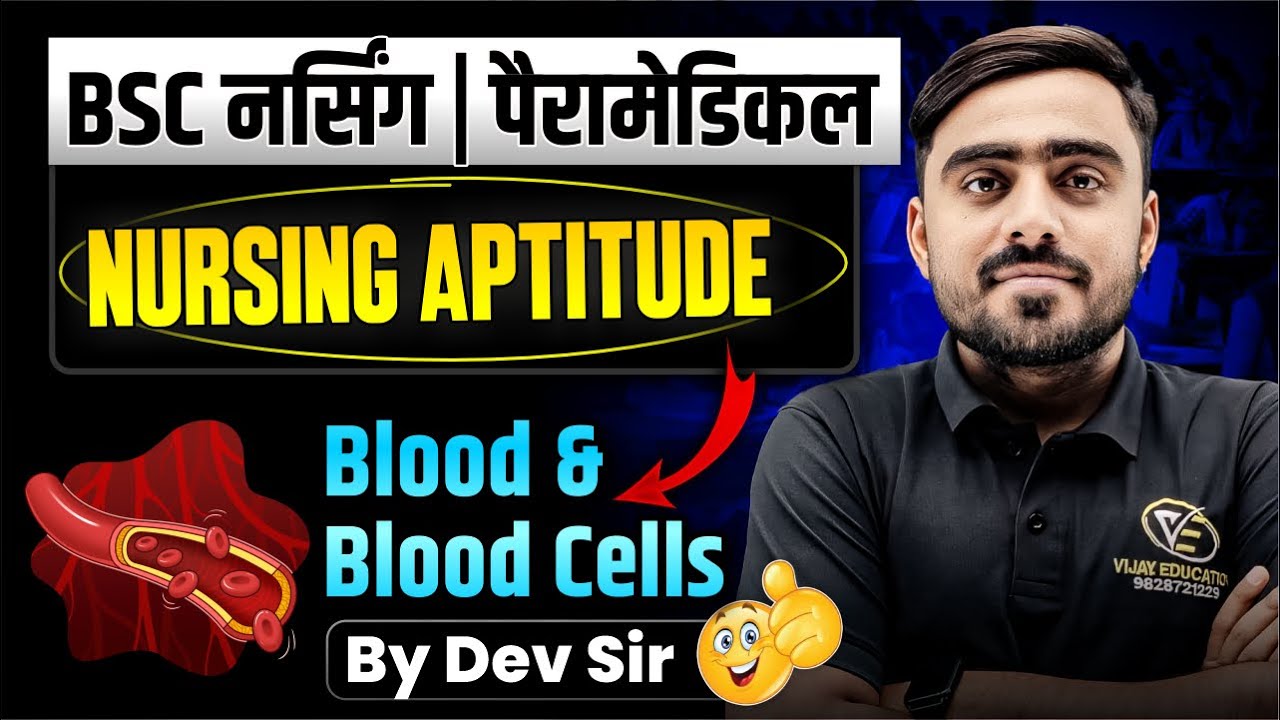 Nursing Aptitude Class For BSc Nursing Exam | BSc Nursing Entrance Exam Nursing Aptitude Mcq Class